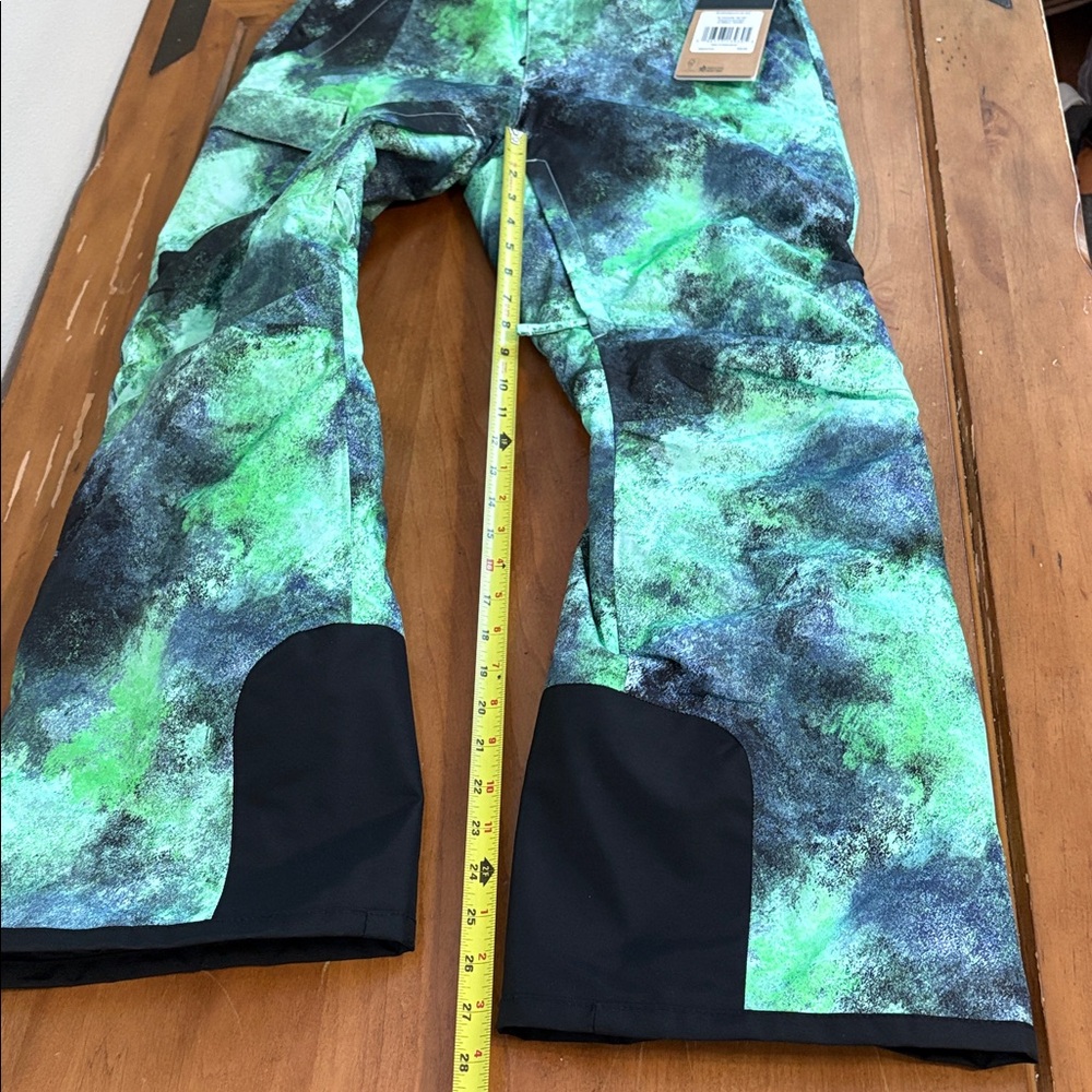 The North Face NWT Vibrant Green and Black Ski Snowboarding Pants Size XS Short - Picture 7 of 16